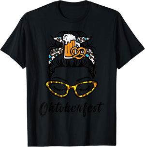 Oktoberfest Women Bavarian Octoberfest German Oktoberfest T-Shirt - T-Shirt | Black
