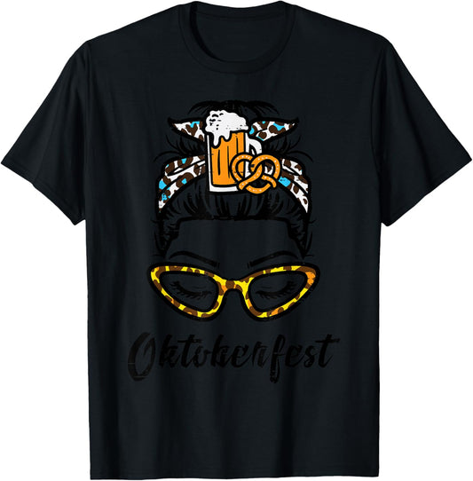 Oktoberfest Women Bavarian Octoberfest German Oktoberfest T-Shirt - T-Shirt | Black