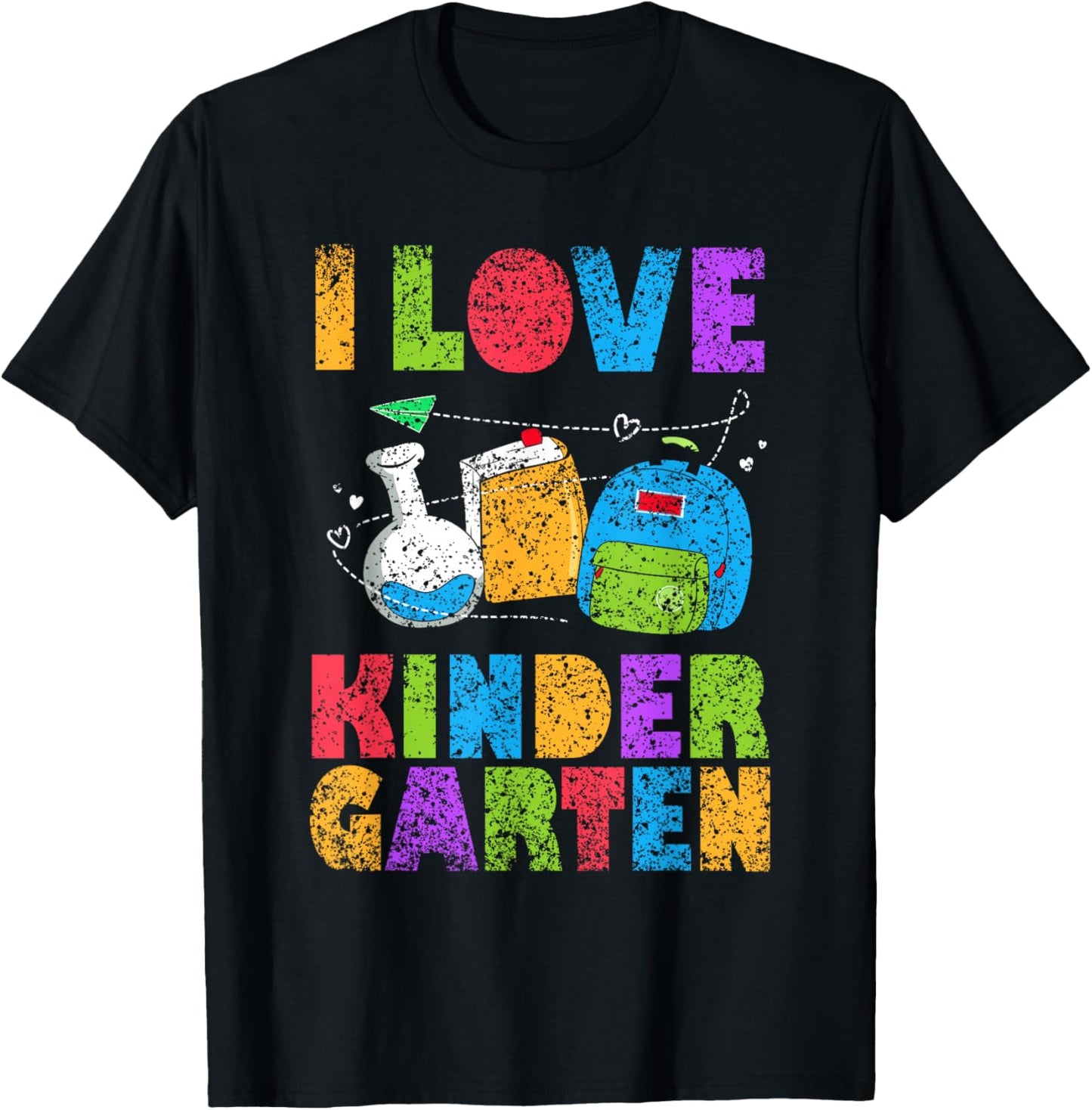 Ich Liebe Den Kindergarten Children's Boys Nursery T-Shirt - T-Shirt | Black