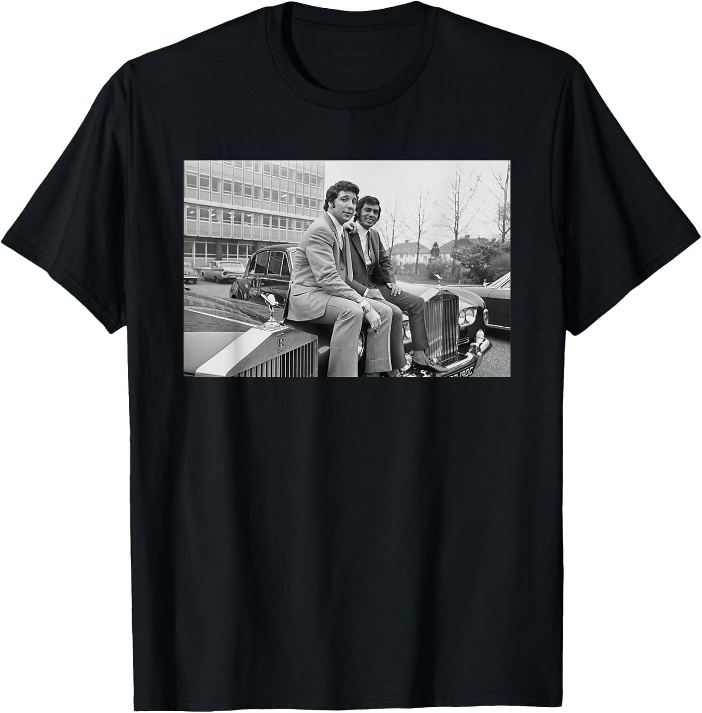 Tom Jones & Engelbert Humperdinck New Cars T-Shirt - T-Shirt | Black