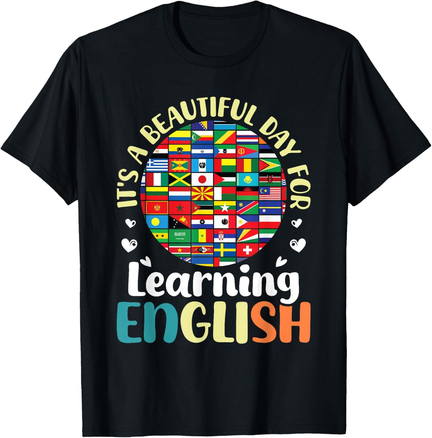ELL Teacher Outfits for English Language ELL Teacher T-Shirt - T-Shirt | Black