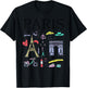 Paris Woman Woman Paris T-Shirt - T-Shirt | Black