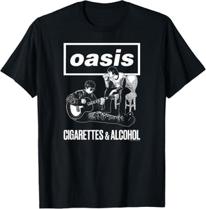 Oasis – Cigarettes and Alcohol T-Shirt - T-Shirt | Black