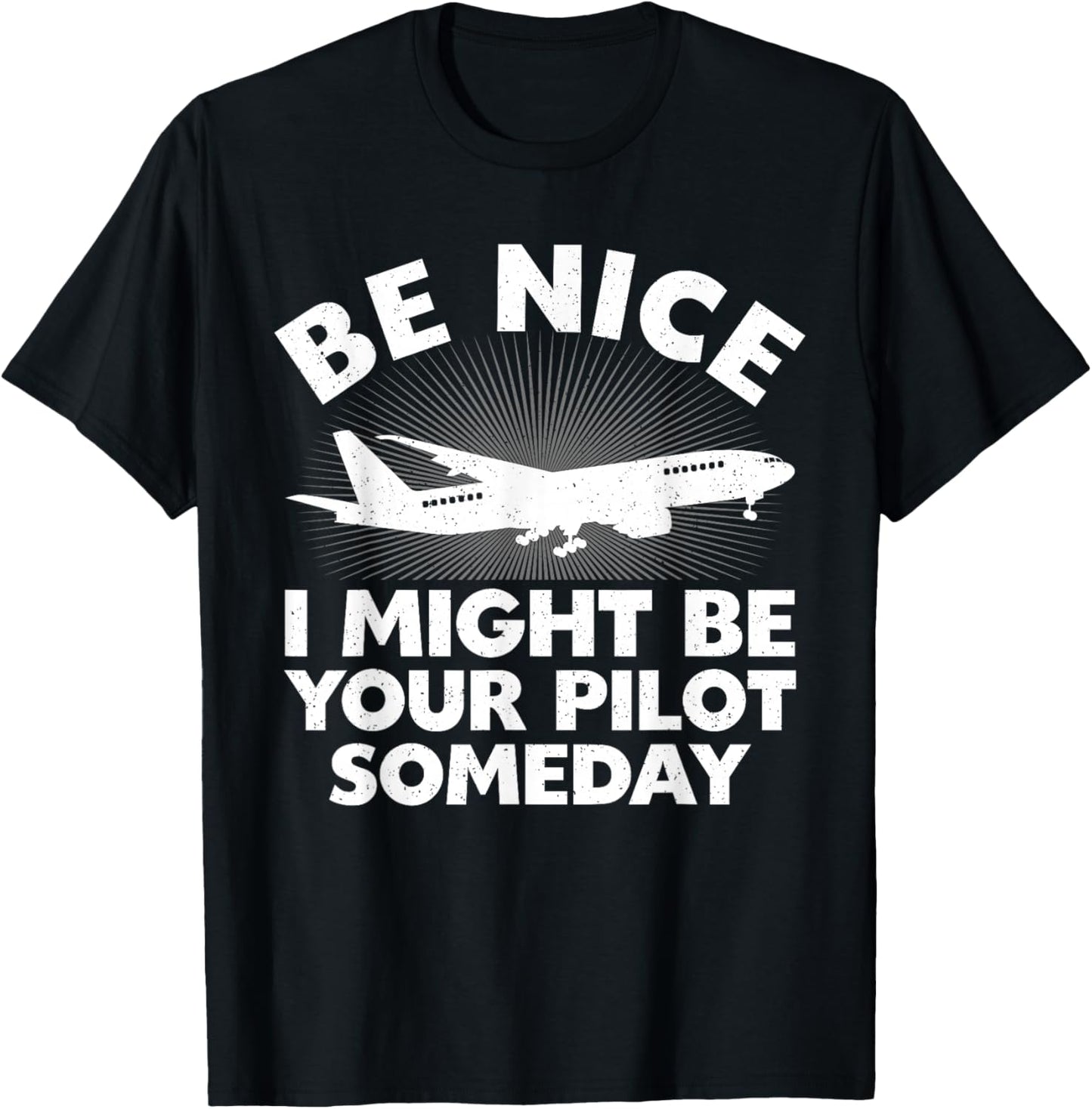Funny Pilot Design Women Aviation Airplane Pilot T-Shirt - T-Shirt | Black
