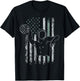 Retro USA Flag Swimming 4th of July Water Polo T-Shirt - T-Shirt | Black