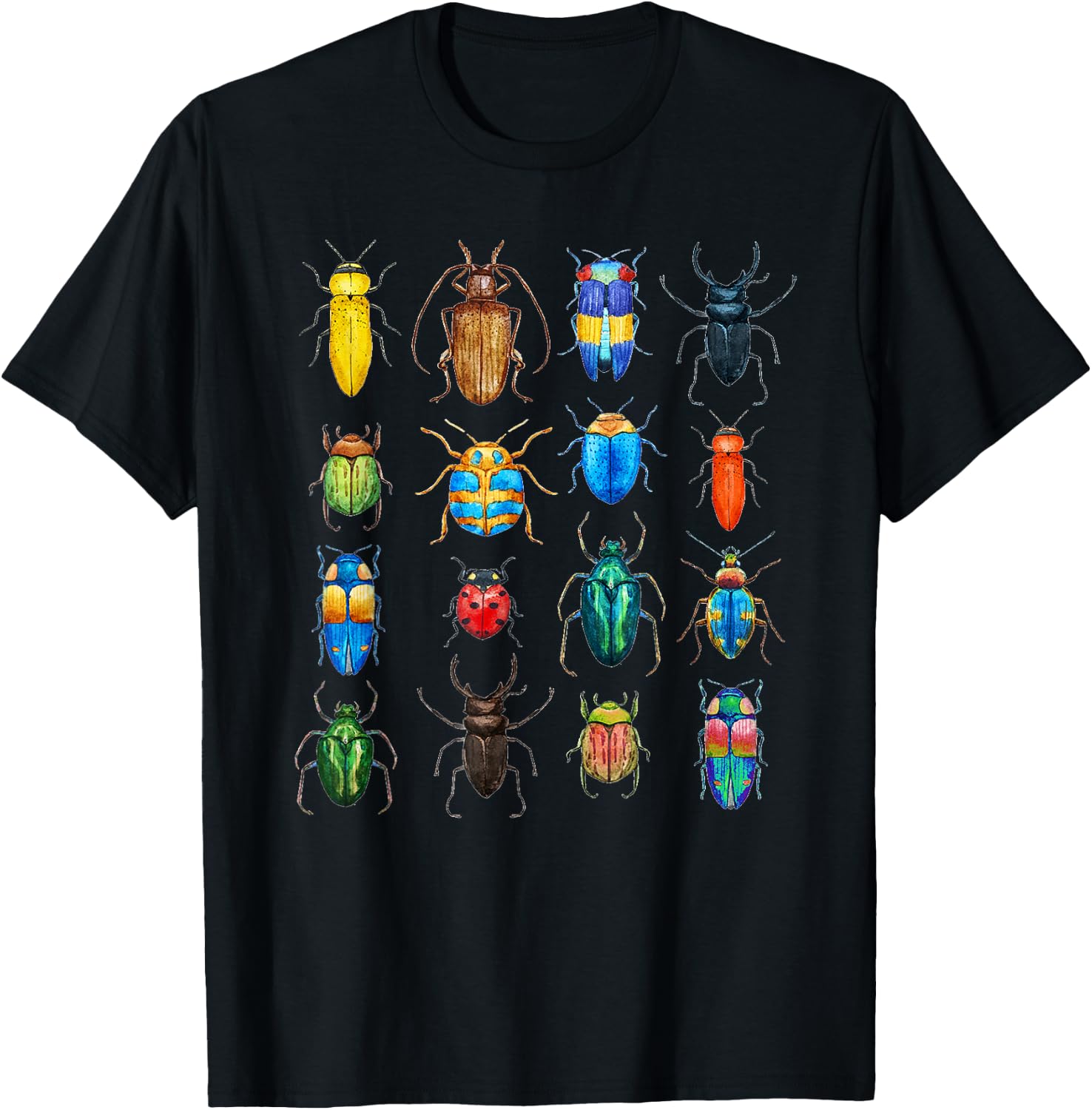 Bug Shirt for Kids and Adults, Boys & Girls, Gift T-Shirt - T-Shirt | Black