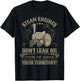 Steam Traction Engine Retirement Idea & Steam Engine T-Shirt - T-Shirt | Black