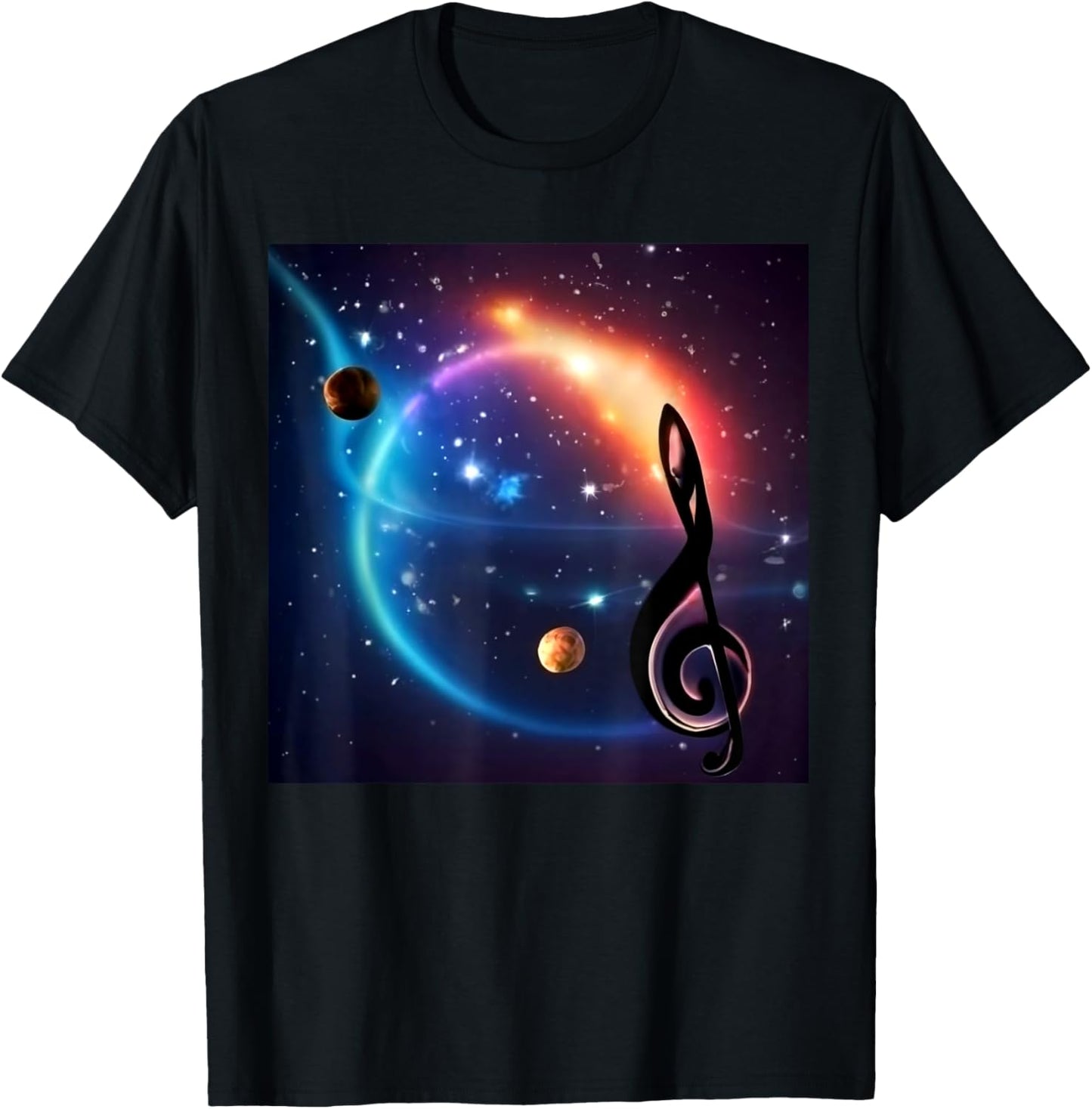 Music Galaxy T-Shirt - T-Shirt | Black
