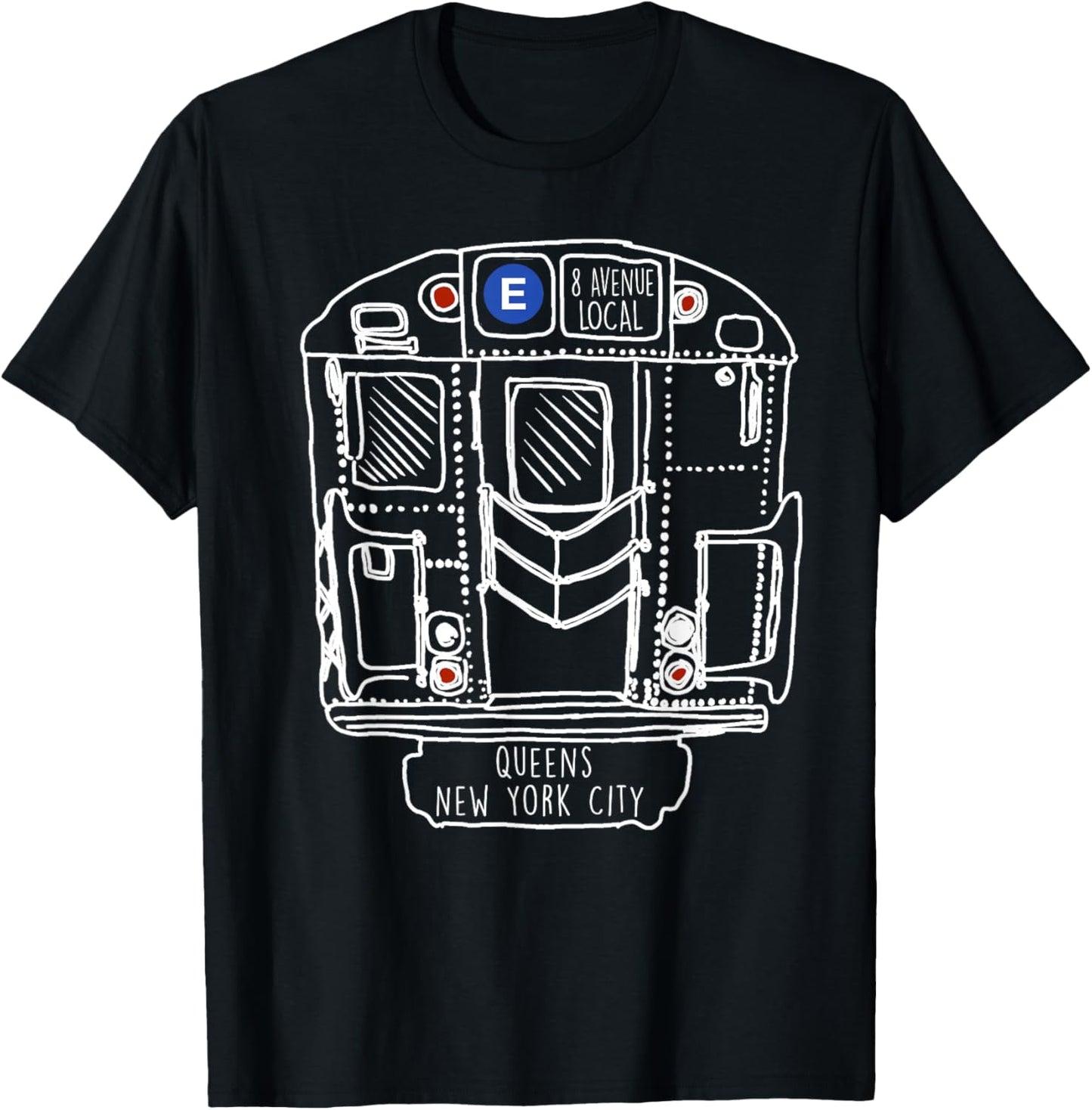 New York City Queens New Yorker Commuter T-Shirt - T-Shirt | Black