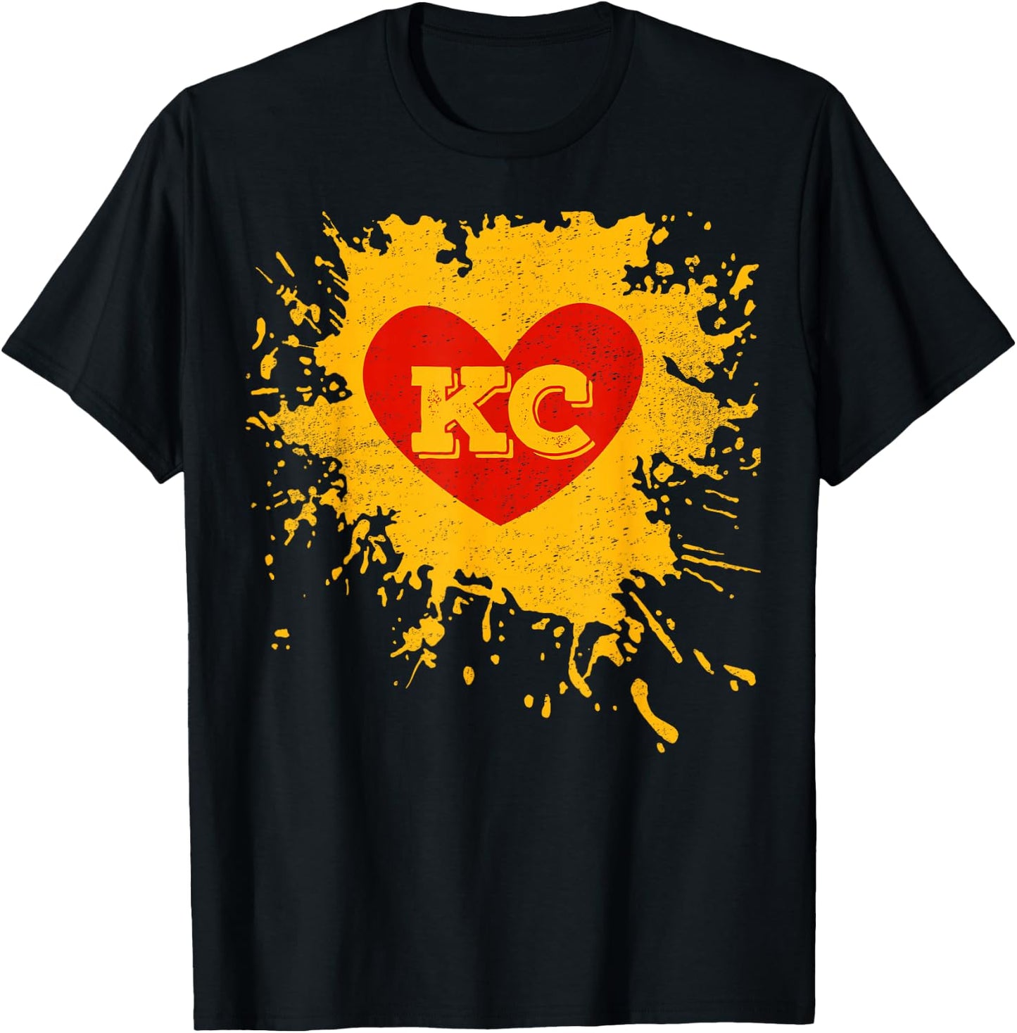 I Love Kansas City Heart 2021 I Heart KC T-Shirt - T-Shirt | Black