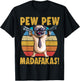 Funny Pug PewPewPew Madafakas Crazy Pugs PewPew Dog Gift Men Women T-Shirt - T-Shirt | Black