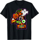 Bruh It's My 4th Birthday Halloween 4 Year Old Ghost Funny T-Shirt - T-Shirt | Black