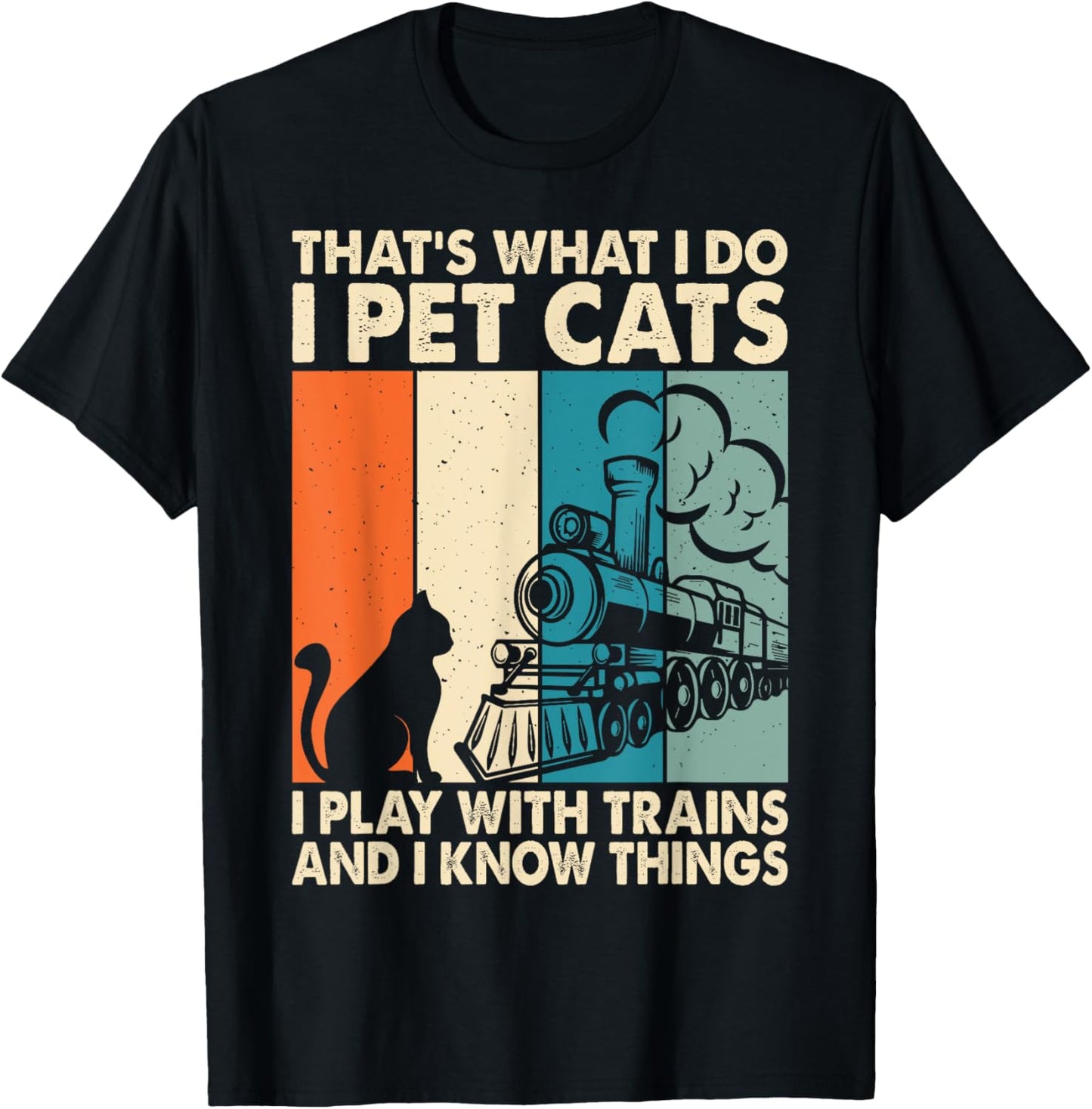 Funny Train & Railroad Gifts And Clothing x -Adults Train-Themed , Black, Small T-Shirt - T-Shirt | Black