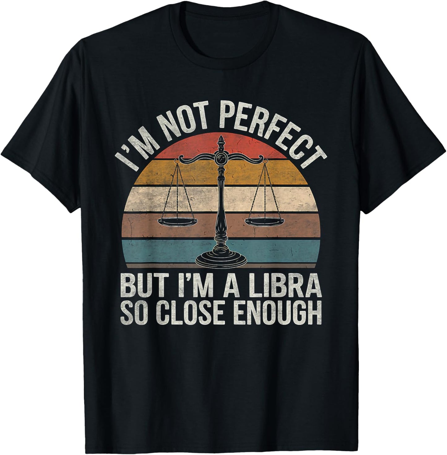 Libra Zodiac Sign Birthday Horoscope Astrology T-Shirt - T-Shirt | Black