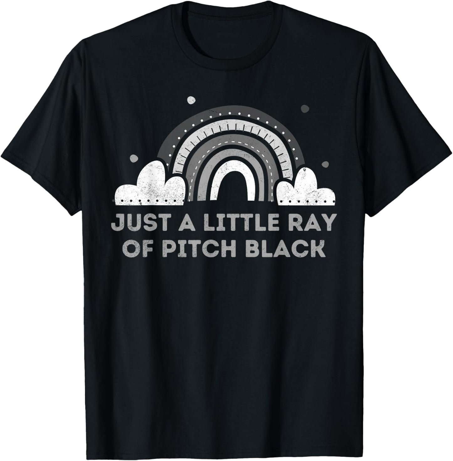 A Little Ray Of Pitch Black T-Shirt - T-Shirt | Black