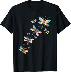 Dragonfly Accessories Cute Summer Dragonflies T-Shirt - T-Shirt | Black