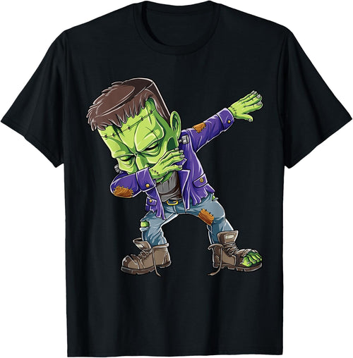 Halloween Boys Men Dabbing Frankenstein Monster Zombie Dab