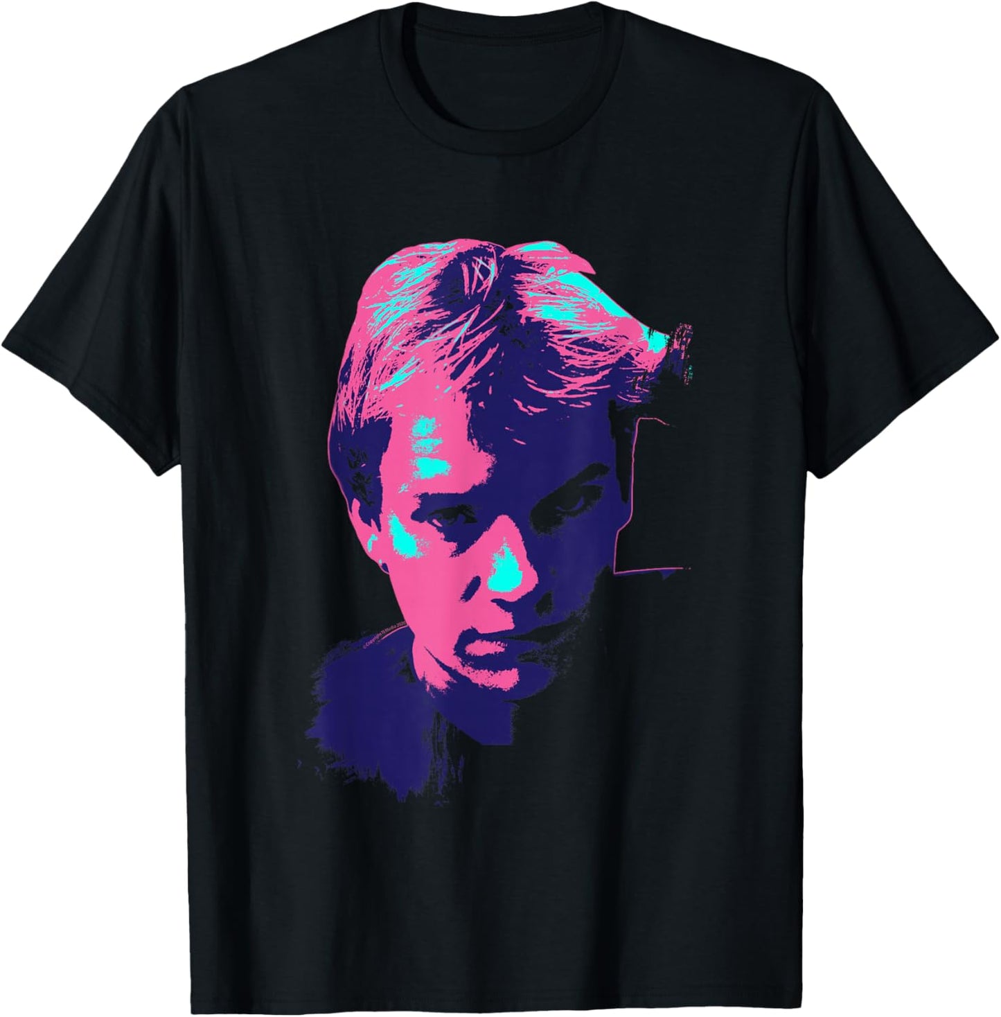 TV Times Portrait Of Musician Sting Pop Art Stylised T-Shirt - T-Shirt | Black