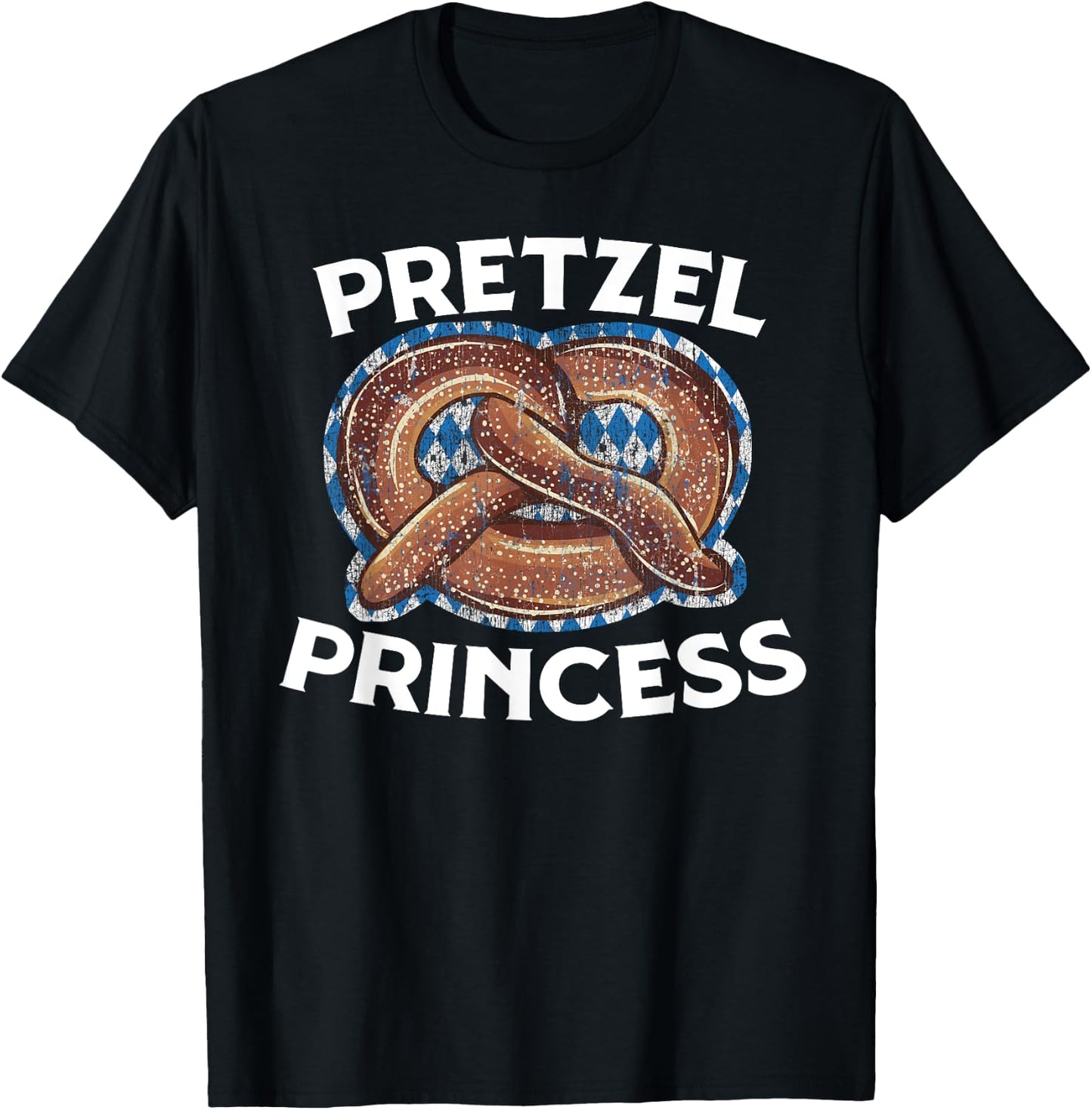 Pretzel Princess - Oktoberfest Bavarian Pretzel T-Shirt - T-Shirt | Black