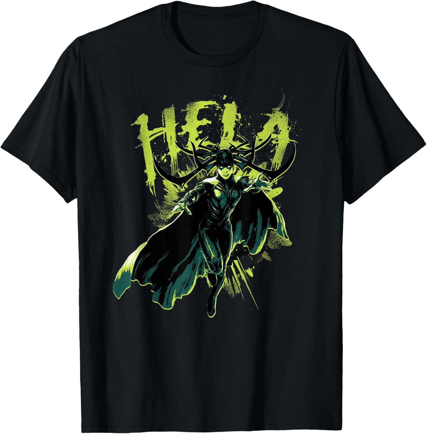 Marvel Hela Thor Ragnarok Goddess of Death T-Shirt - T-Shirt | Black