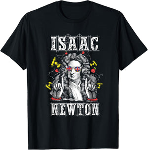 Isaac Newton Funny Physicist Physics Lover T Shirt T-Shirt - T-Shirt | Black