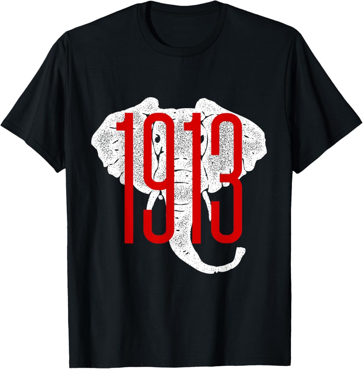 Red Bold 13 Elephant College Sisterhood T-Shirt - T-Shirt | Black