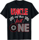 Uncle Of The Fast One Birthday 1st Race Car Family T-Shirt - T-Shirt | Black
