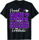 Proud Family of a Class of 2026 Graduate Senior Graduation T-Shirt - T-Shirt | Black