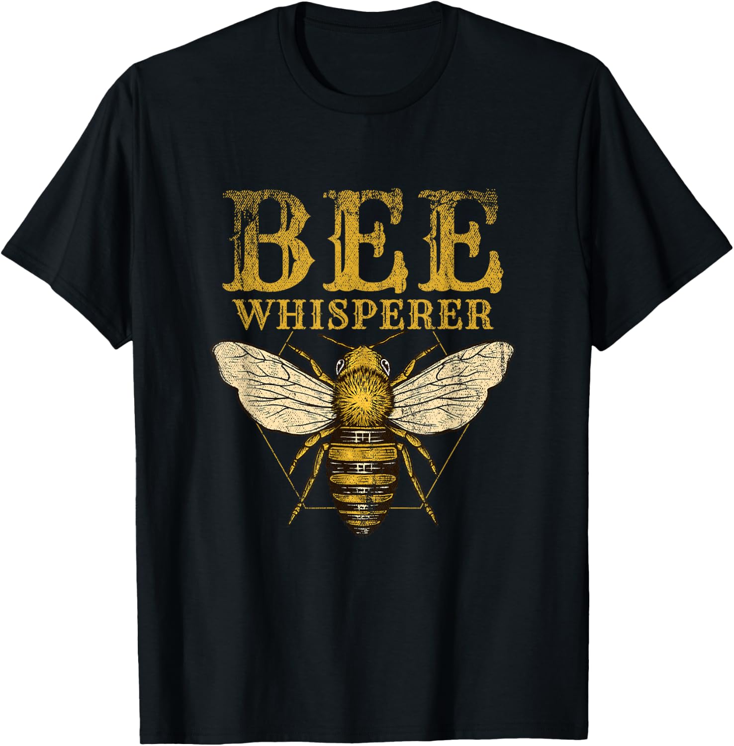 Honey Honeycomb Bee Hive Bumblebees Beekeeper T-Shirt - T-Shirt | Black