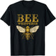 Honey Honeycomb Bee Hive Bumblebees Beekeeper T-Shirt - T-Shirt | Black