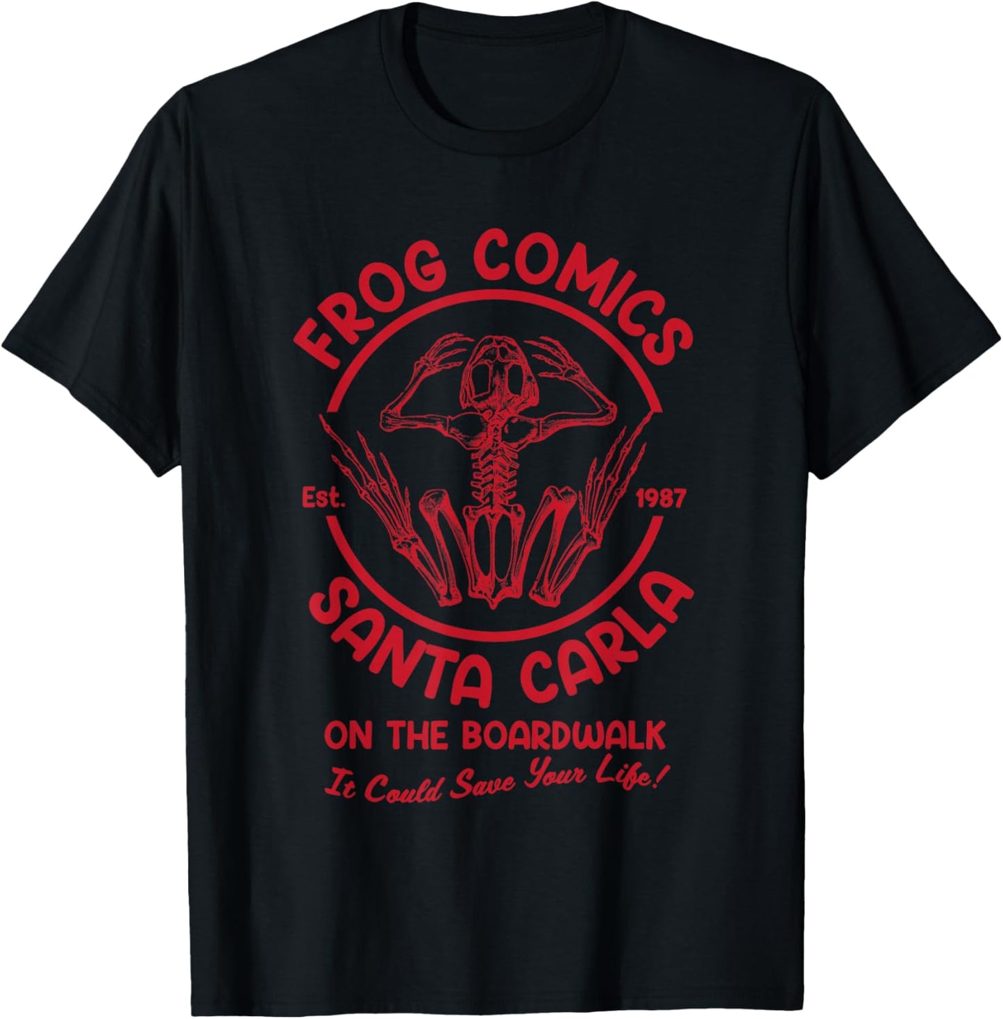 Frog Brothers Comics - Santa Carla T-Shirt - T-Shirt | Black