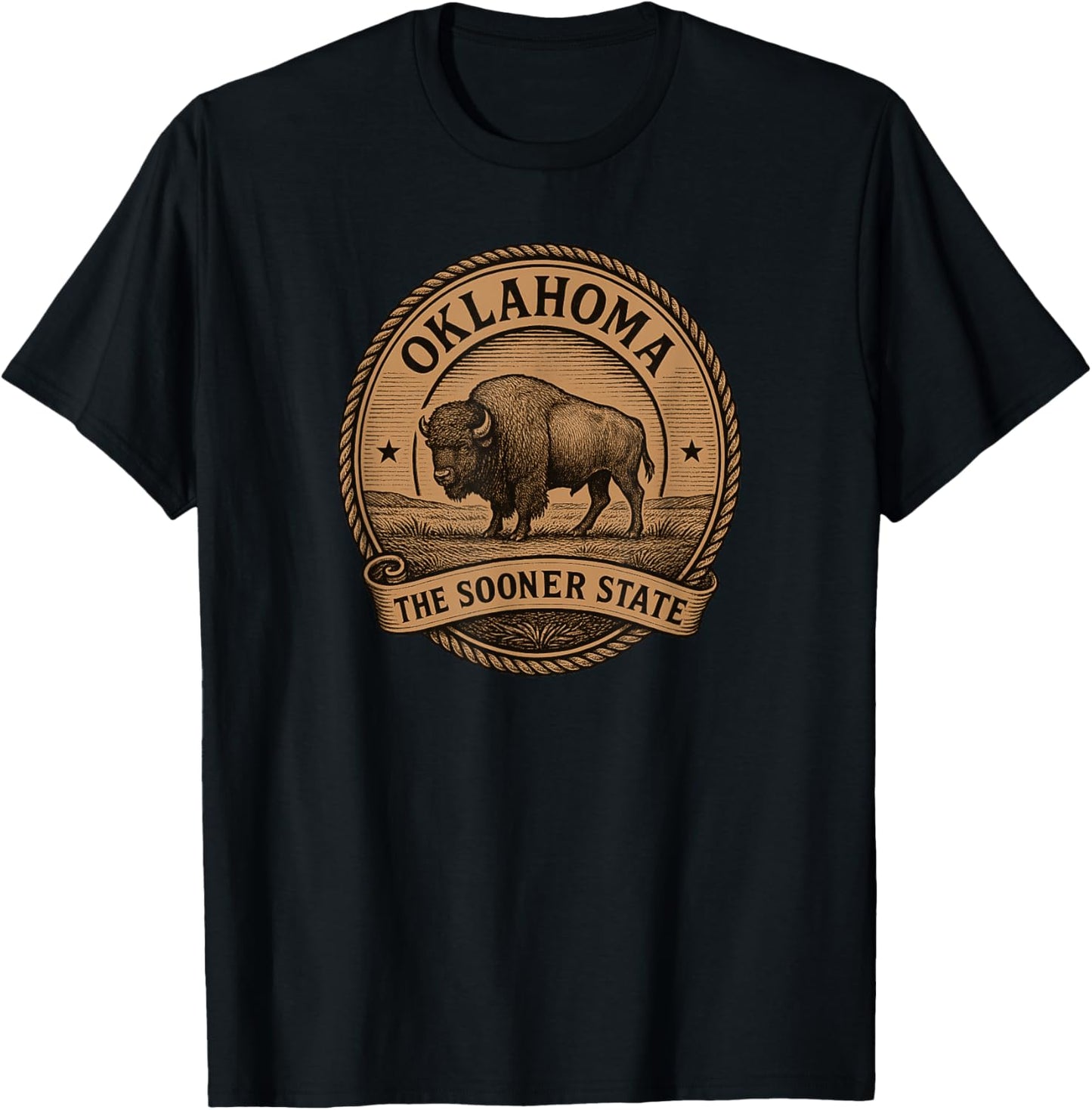 Oklahoma Bison T-Shirt - T-Shirt | Black
