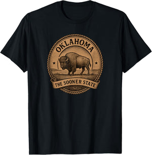 Oklahoma Bison T-Shirt - T-Shirt | Black