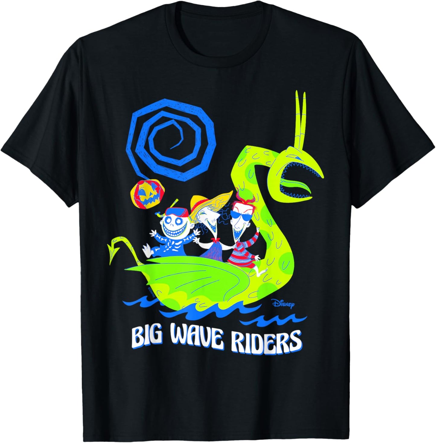 The Nightmare Before Christmas - Shock Lock Barrel Riders T-Shirt - T-Shirt | Black