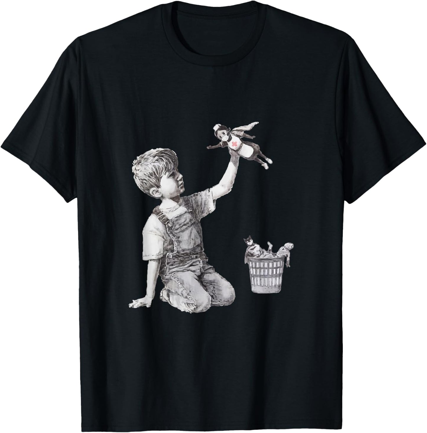 Superhero Nurse Health Workers T-Shirt - T-Shirt | Black