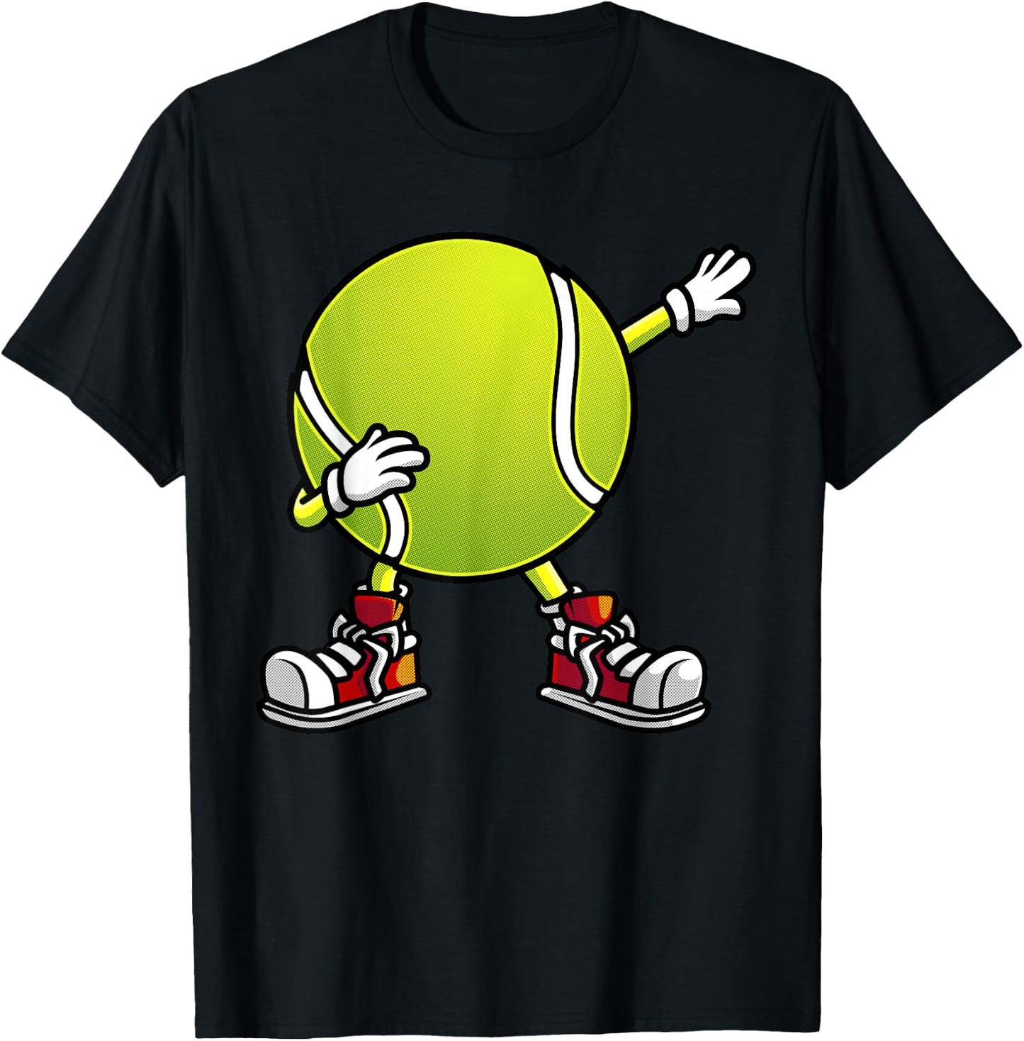 Cute Tennis Design Women Tennis Player Racket Sport T-Shirt - T-Shirt | Black