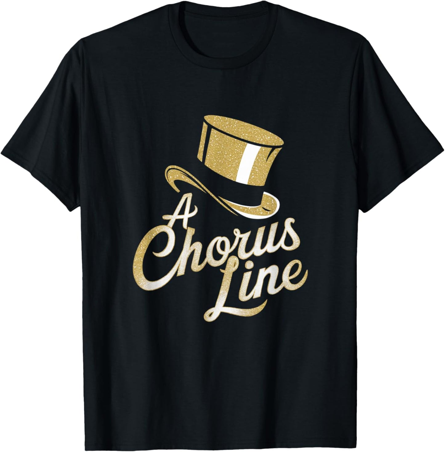 Chorus Line Retro Musical Theater Classic Broadway Theatre T-Shirt - T-Shirt | Black