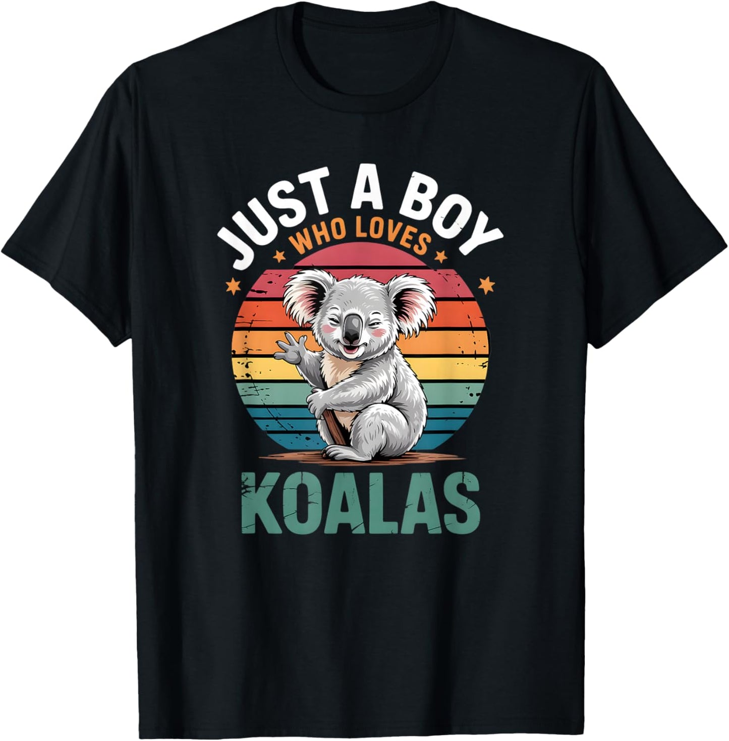 Boys Koala T-Shirt - T-Shirt | Black