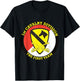 1st Cavalry Division 'The First Team' Military Army T-Shirt - T-Shirt | Black