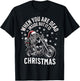 When You're Dead Inside But It's Christmas Skeleton T-Shirt - T-Shirt | Black