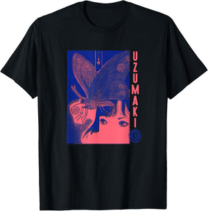 Uzumaki Butterflies T-Shirt - T-Shirt | Black
