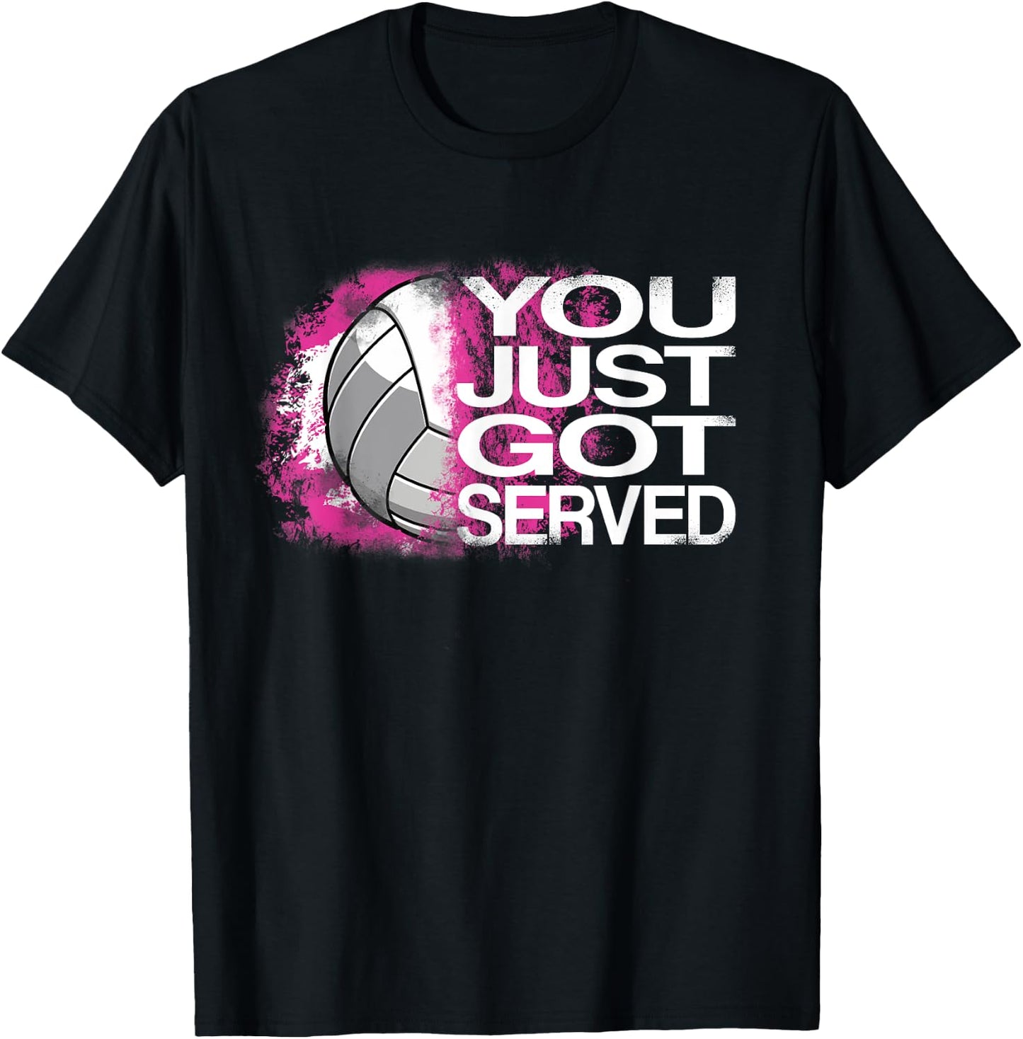 You Just Got Served Volleyball Beach Volleyball Women Kids T-Shirt - T-Shirt | Black