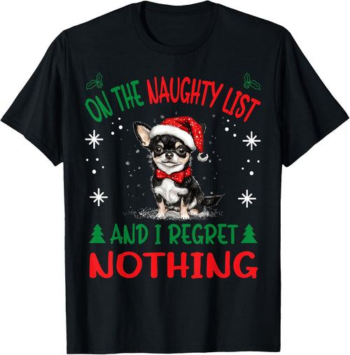 Cute Chihuahua Chiwawa dog Dog Christmas On The Naughty List