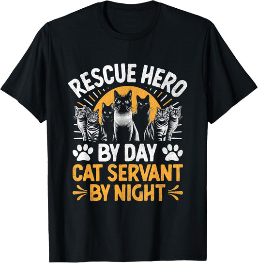 Funny Animal Shelter Volunteer Pet Dog Cat Rescue Supporter Women T-Shirt - T-Shirt | Black