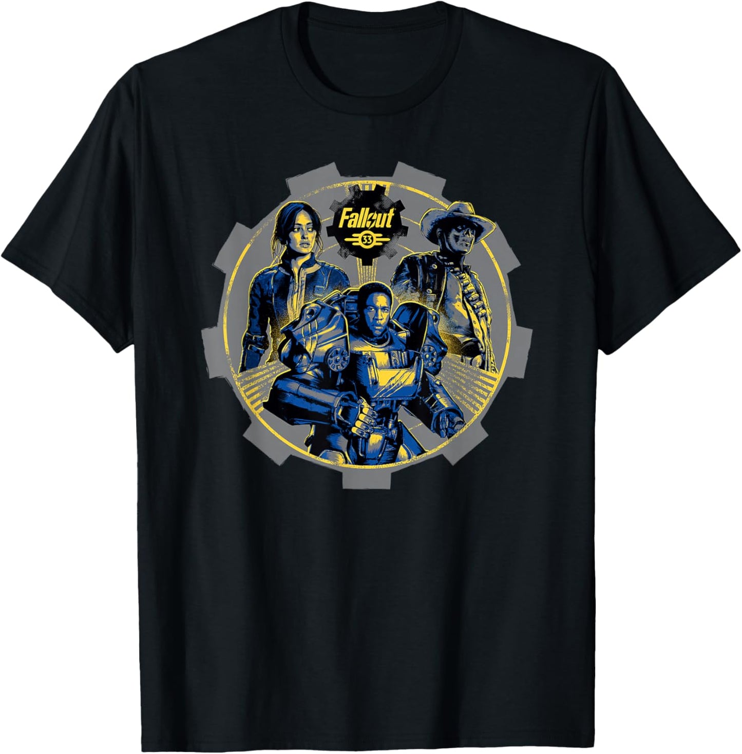 Fallout - Trio Vault T-Shirt - T-Shirt | Black