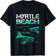 Myrtle Beach Shark Men Women Girls Kids T-Shirt - T-Shirt | Black
