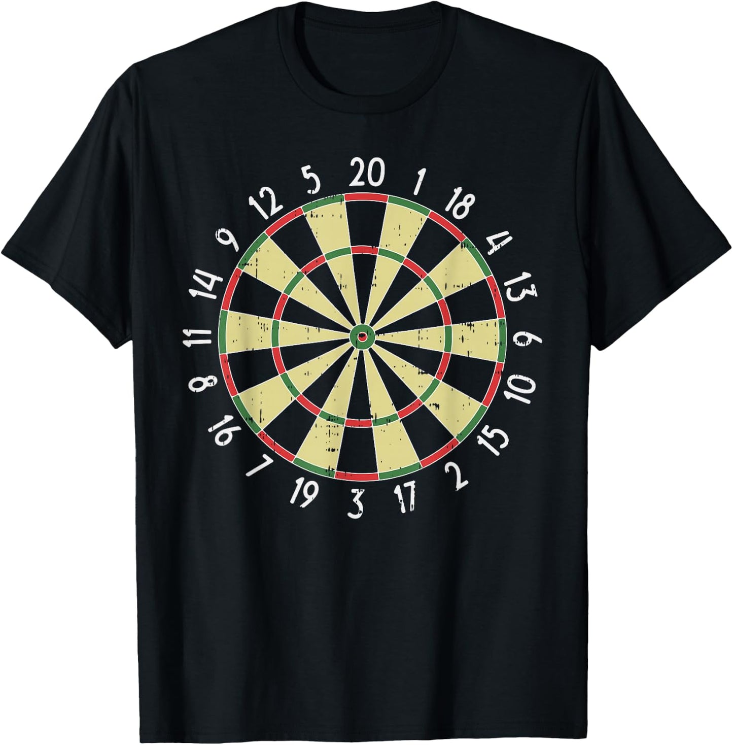 Dartboard Shirt Halloween Dart Game Sports Lazy Costume T-Shirt - T-Shirt | Black