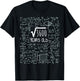60th Birthday Square Root of 3600: 60 Years Old T-Shirt - T-Shirt | Black