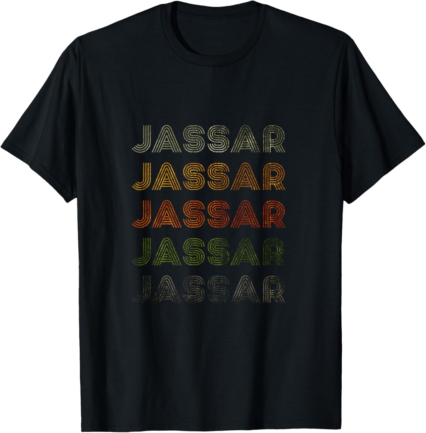 Love Heart Jassar Grunge Vintage Style Black Jassar T-Shirt - T-Shirt | Black
