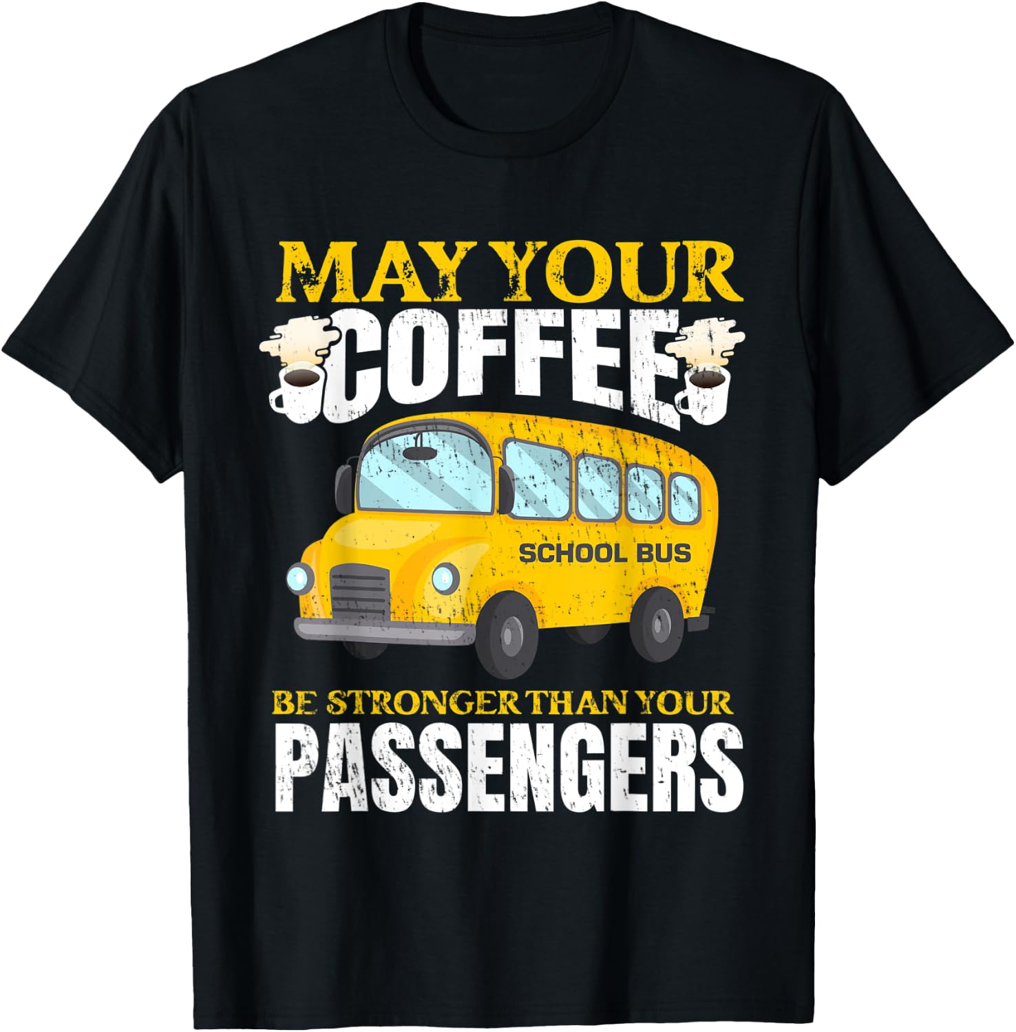 School Bus Apparel for a School Bus Driver T-Shirt - T-Shirt | Black